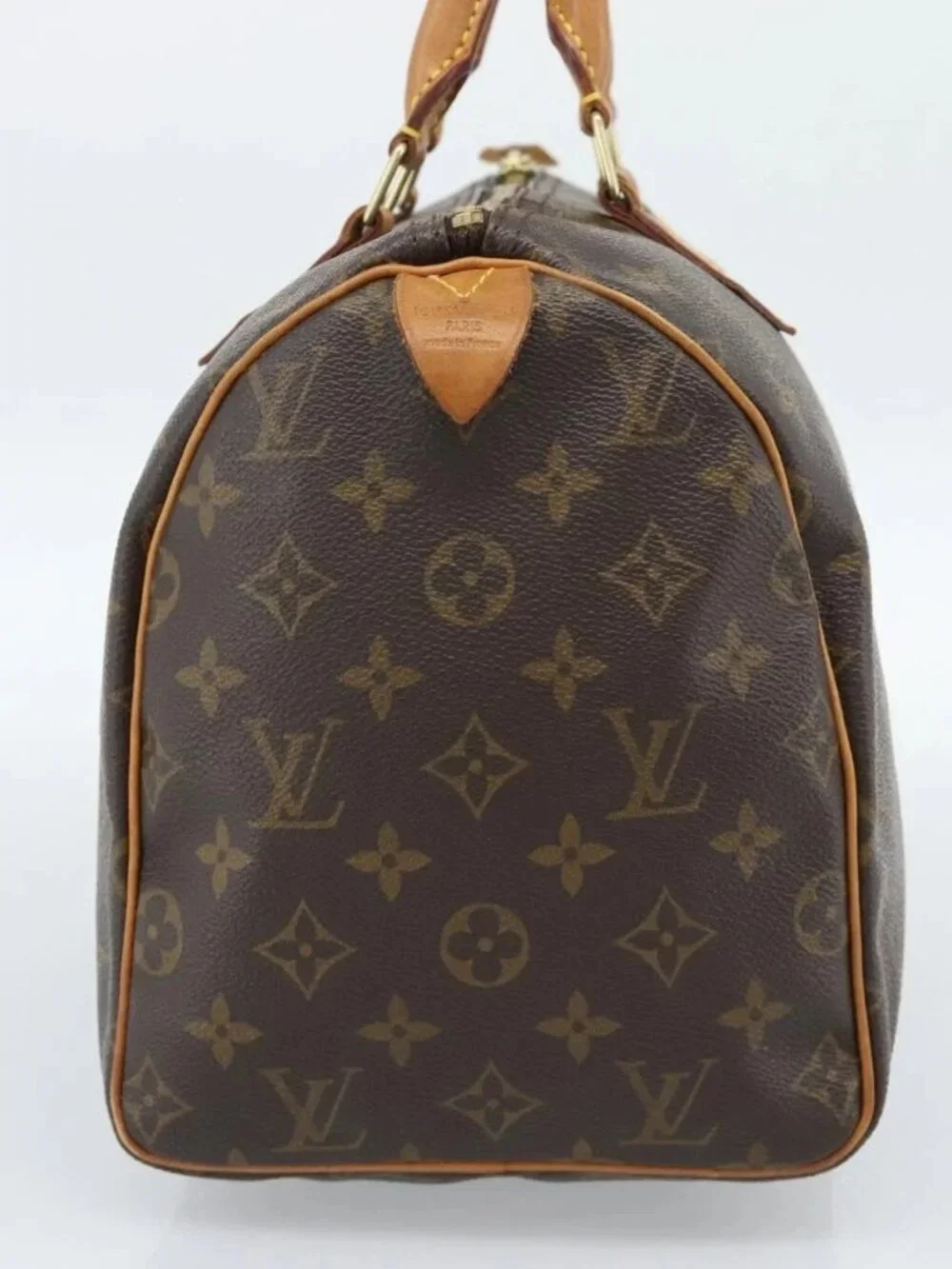 LOUIS VUITTON Monogram Speedy 30 Hand Bag L002 LV Auth 187950A